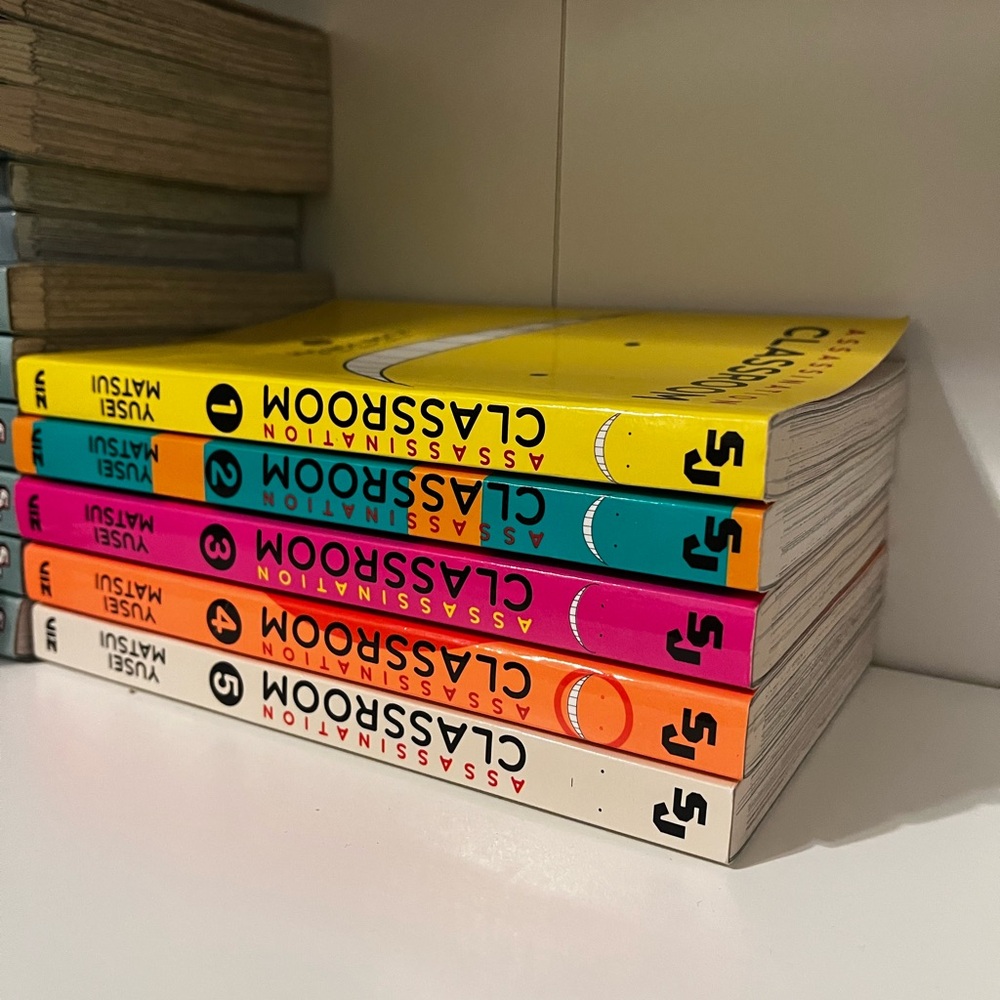 Assassination Classroom Manga Volumes 1-5 Colorful Set